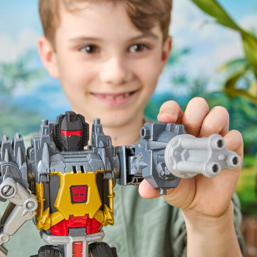 Transformers CYBERWORLD Grimlock Chomp &amp; Battle
