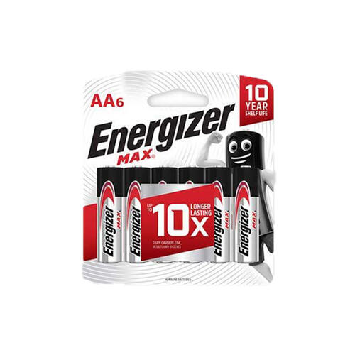Energizer Max AA Batteries 6 Value Pack