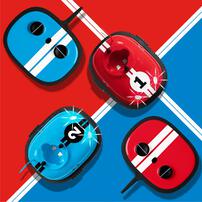 Sharper Image Toy Remote Control RC Speed Bumper Car Ejector Vehicles