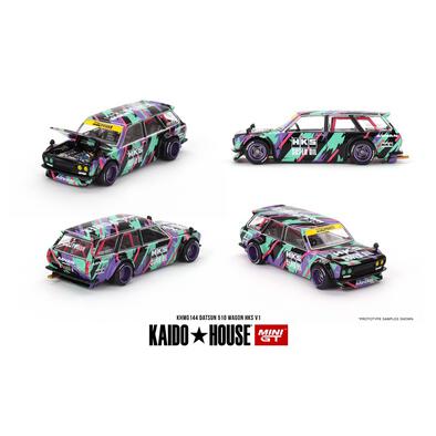 Mini GT Datsun KAIDO 510 Wagon HKS V1