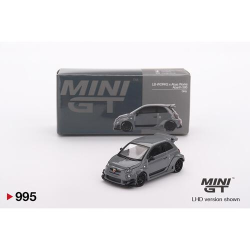Mini GT Abarth 595 LB-WORKS x Abas Works Grey