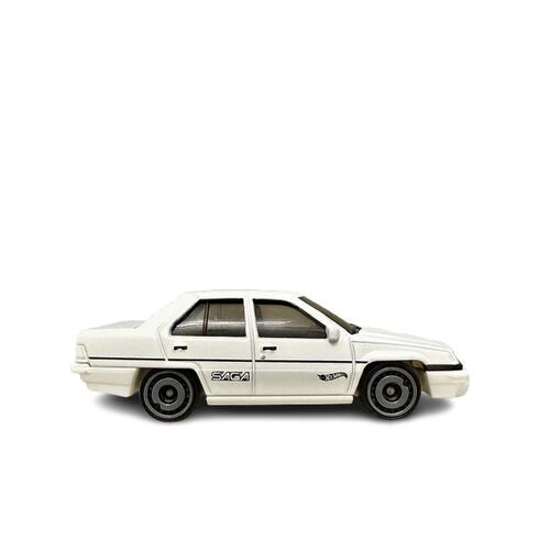 Hot Wheels Proton Saga White