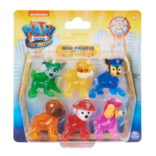 Paw Patrol Movie Mini Figures 6 Pieces