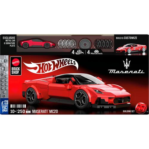 Mattel Brick Shop Hot Wheels Racer Maserati