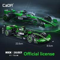 CaDA Kick Sauber F1 Team C44 Racing Car Brick DIY 1:24 Scale Vehicles Set