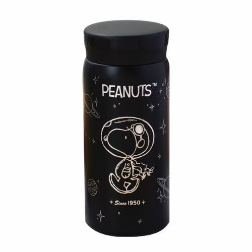 Snoopy Vacuum Cup-Spaceman-Black
