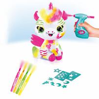 Airbrush Plush Neon Unicorn