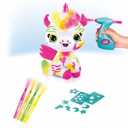 Airbrush Plush Neon Unicorn
