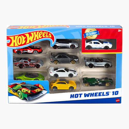 Hot Wheels 10 Car Pack - Assorted