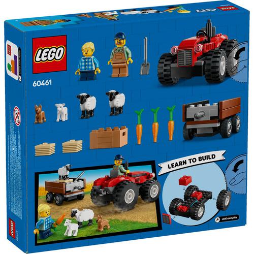 LEGO City Red Farm Tractor with Trailer & Sheep 60461
