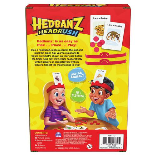 Hedbanz Headrush Picture Guessing Board Game