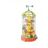 Robotime DIY Glass Miniature Dollhouse Domed Loft