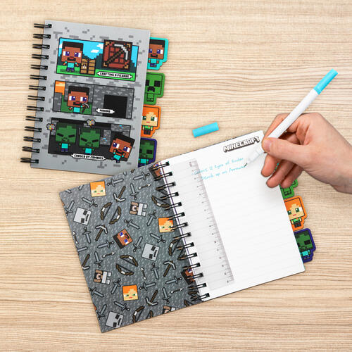 Paladone Minecraft Notebook with Dividers