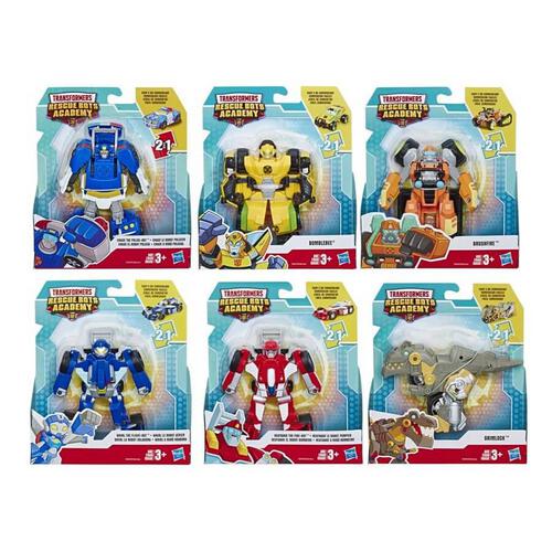 Transformers Rescue Bots Academy Wedge the Construction-Bot Converting Toy,  4.5-Inch Figure, Kids Ages 3 and Up - Transformers