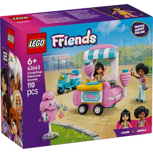 LEGO Friends Cotton Candy Stand and Scooter 42643