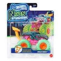 Hot Wheels Monster Truck Neon Smashers Singles - Assorted