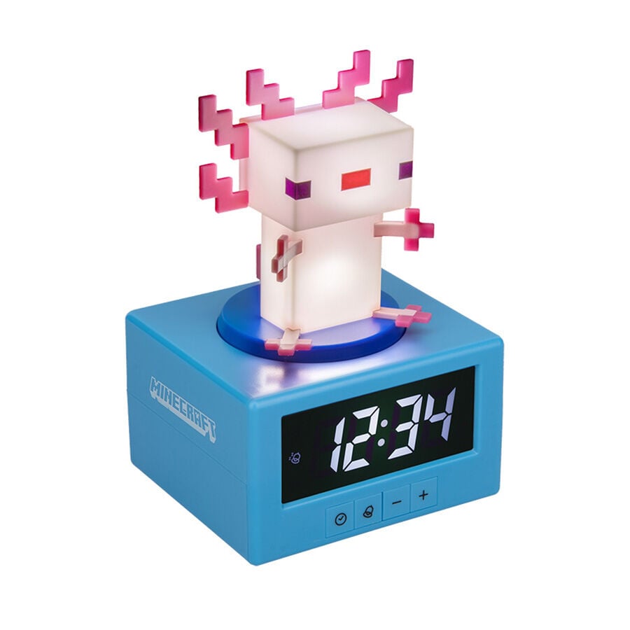 Paladone Minecraft Axolotl Icon Alarm Clock | Toys