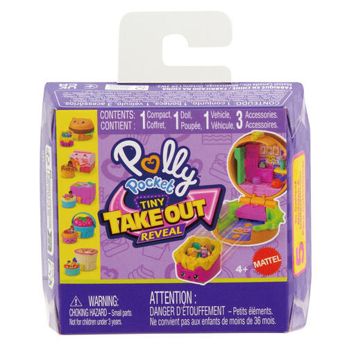 Polly Pocket Mini Tiny Take Out Reveal - Assorted