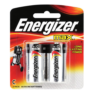 Energizer Max Batteries Size C - 2 Pack