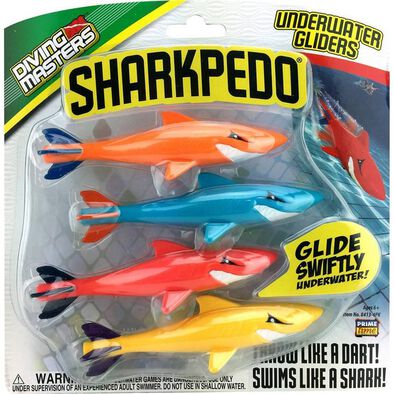 Diving Masters Sharkpedo 4 Pack - Assorted