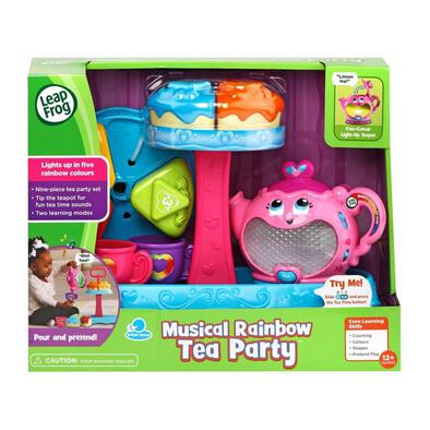 LeapFrog New Musical Rainbow Tea Party With Cake Stand