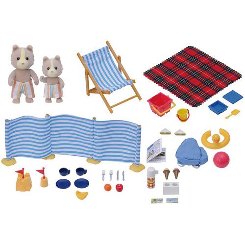 Sylvanian Family Day At The Seaside Set 