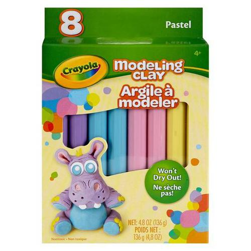 Crayola 8Ct. Modeling Clay, Pastel - Assorted