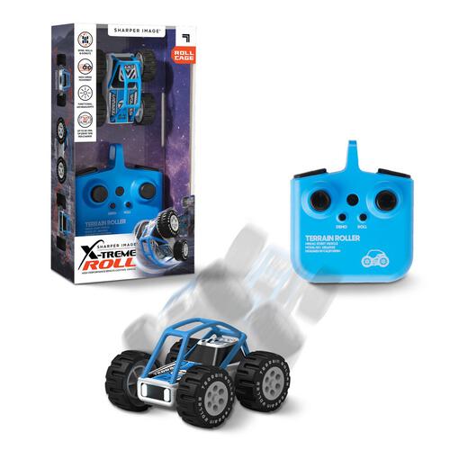 Sharper Image Toy RC Xtreme Roll Cage Rechargeable Remote Control Stunt Car Vehicles