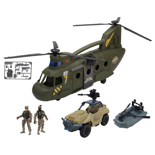 Soldier Force Chinook Carrier Playset