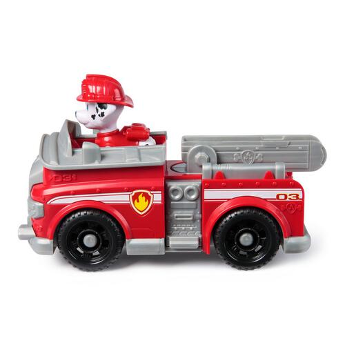 Paw Patrol Basic Vehicle - Marshall's Fire Truck with Figure