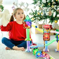 Picasso Tiles 70pcs Magnetic Marble Run Building Playset