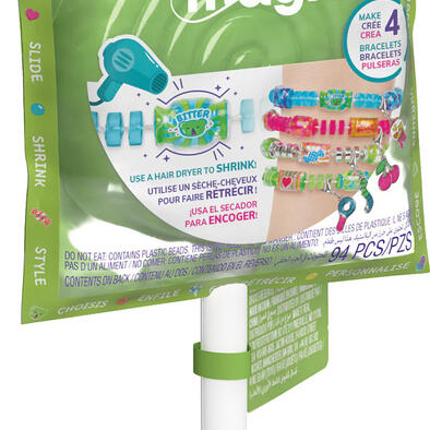 Make It Real Shrink Magic Lollipop Bracelet Kit - Assorted