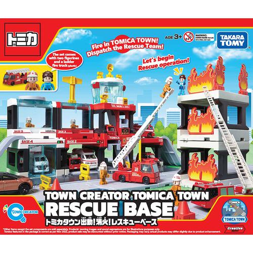 Takara Tomy Tomica Town Creator Rescue Base