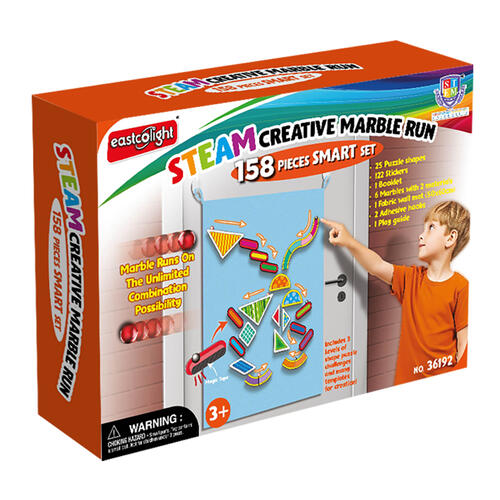 Eastcolight STEAM Creative Marble Run 158 Pieces SMART Set
