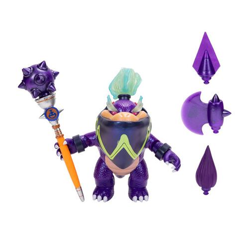 The Super Mario Galaxy Movie Chomping Wonder Bowser Jr Action Figure