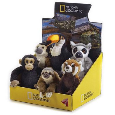 National Geographic Lelly Pelluche Tropical Rainforest Baby - Assorted