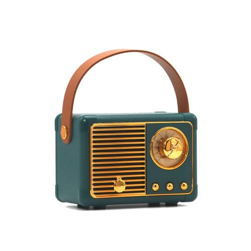 playpop Retro Radio Speaker- Green