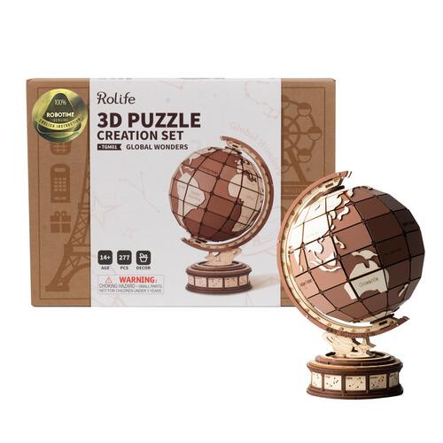 Robotime Rolife Global Wonders 3D Wooden Puzzle