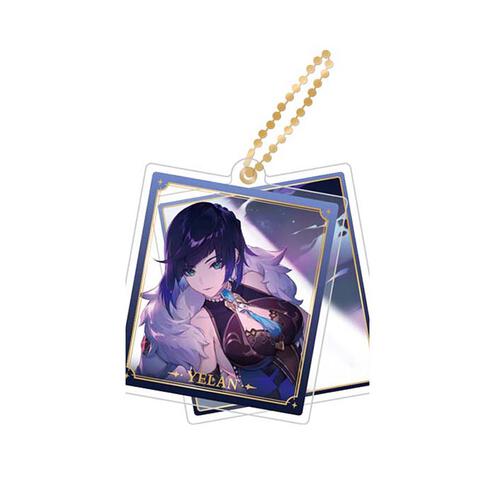 Genshin Impact Double Acrylic Keychain -Yelan (Liyue Theme)
