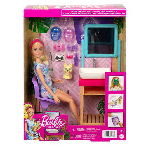 Barbie Sparkle Mask Spa Day Playset