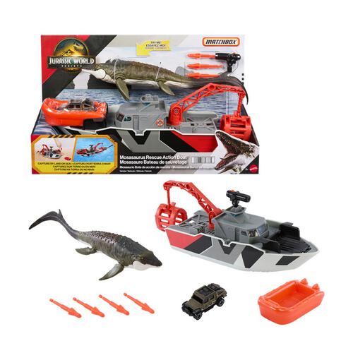 Matchbox Jurassic World Mosasaurus Essex Ship