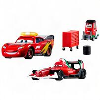 Hot Wheels JTJ08 Disney Cars F1 Die-Cast Multipack & Accessories