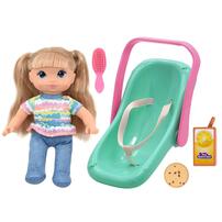 New Adventures Little Darlings Little Sweeties Car Seat-Carrier 10-Inch Doll