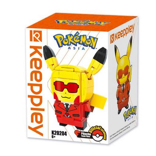 Pokemon Keeppley Pikachu Team Flare