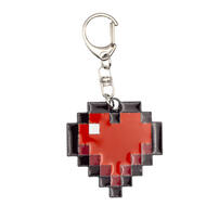 Minecraft Metal Keychains 6 Pcs Pack)