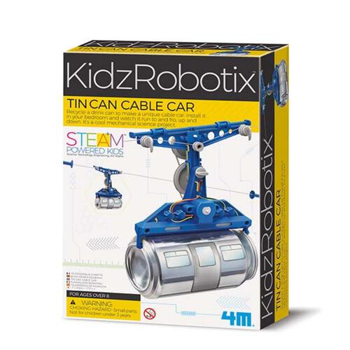 4M Kidz Robotix Tin Can Cable Car
