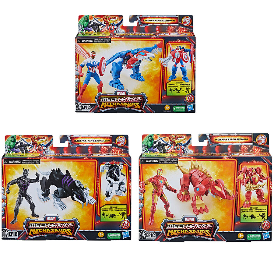 Marvel Mech Strike Ultron Primeval & T-Rex - Shop Action figures & dolls at H-E-B