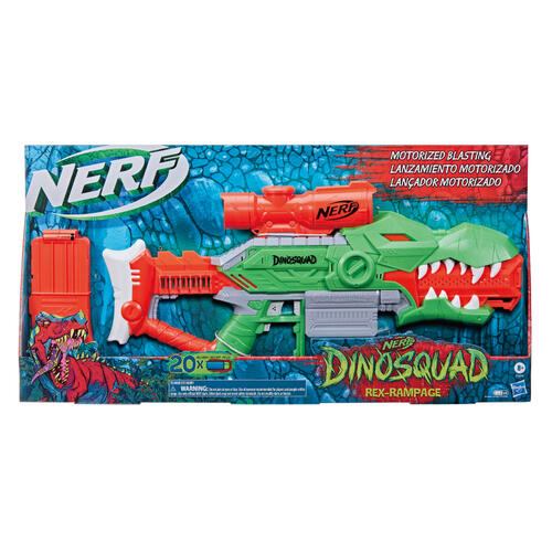 NERF Dino Squad Rex Rampage Motorized Dart Blaster