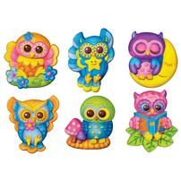 4M Mould and Paint Glow Owls
