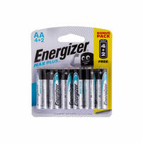 Energizer Max Plus Alkaline Batteries AA 6 Pieces
